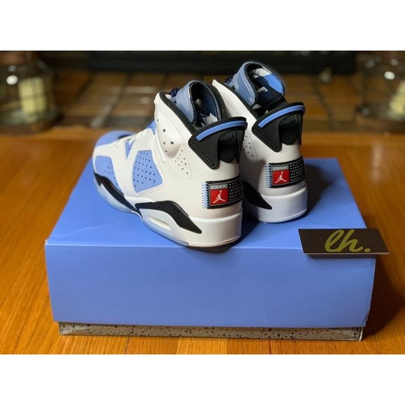 Sz 11.5 Air Jordan 6 Retro "UNC" - Picture 5 of 9